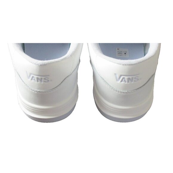 Vans Men\'s Hylane Pop White Baby Blue Leather Skate Lifestyle Shoes Sizes NIB